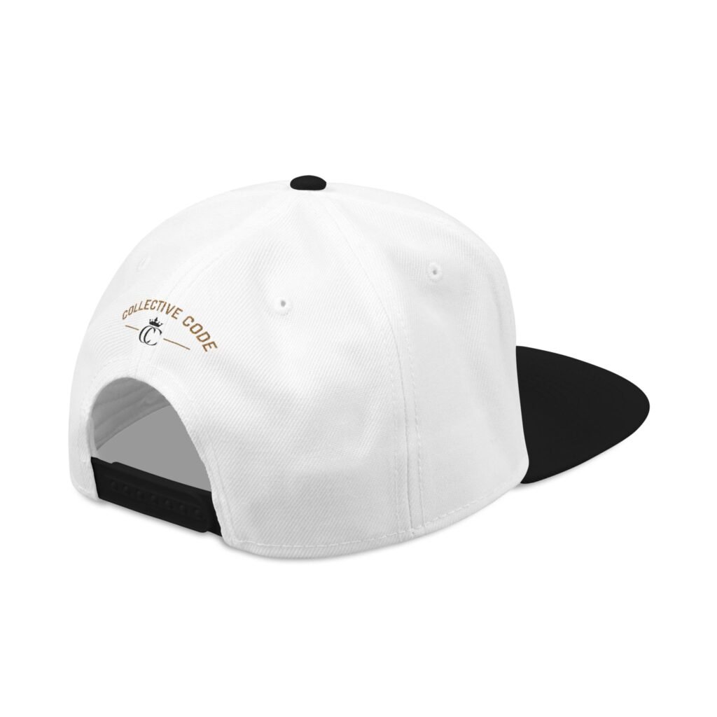Club Money Snapback | Embroidered Leopard Text, Black Visor