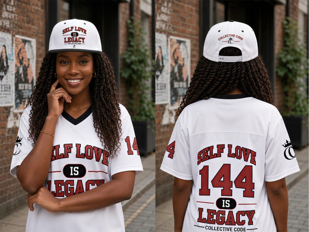 Love & Mercy embroidered Snapback | white black cap