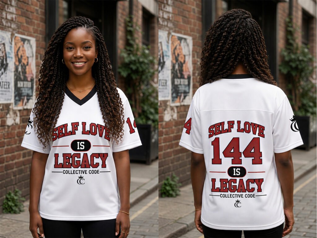 Self Love Is Legacy 144 Football Jersey | Athletic Tee