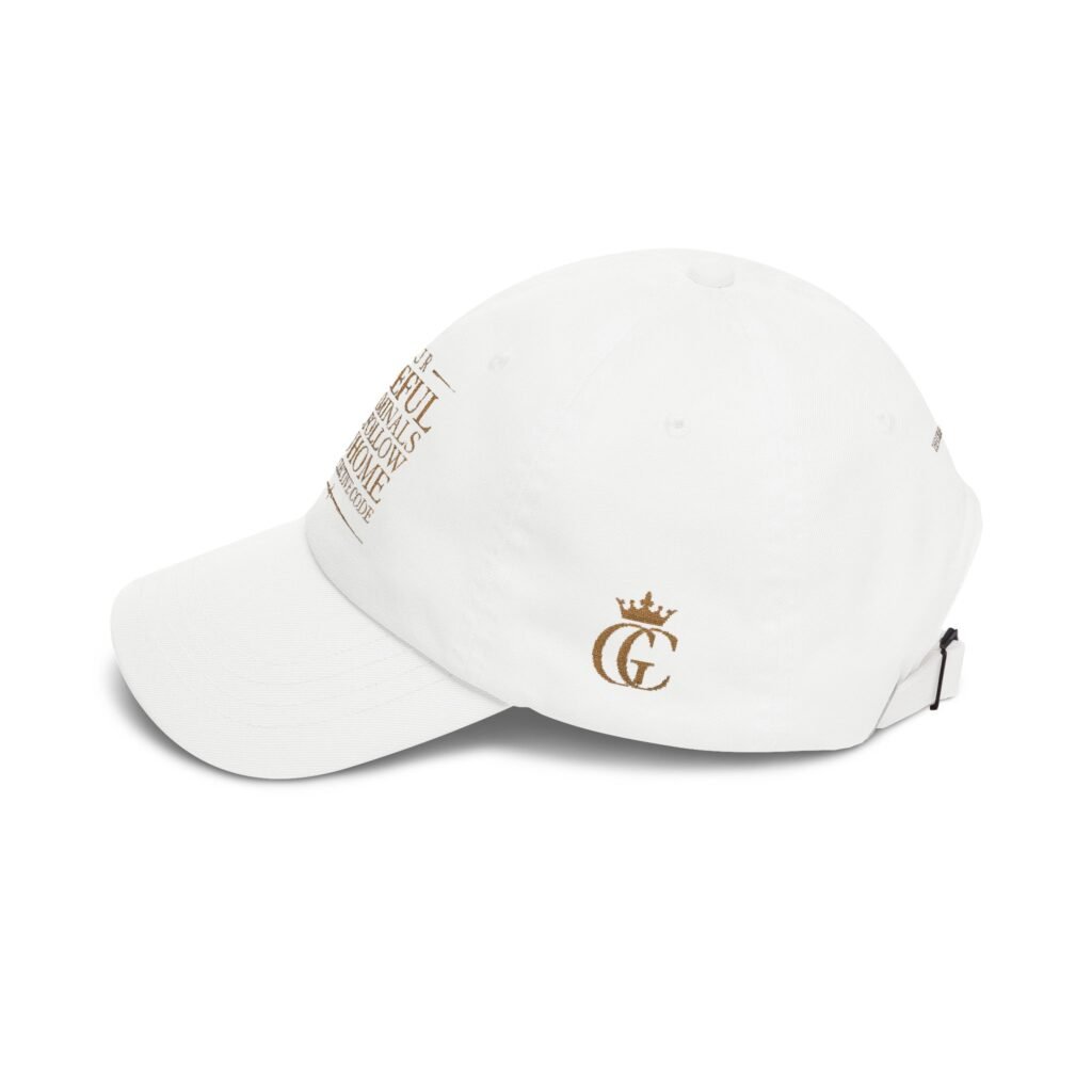 Hateful Subliminals Quote Classic Dad Cap | Embroidered Text Baseball Hat
